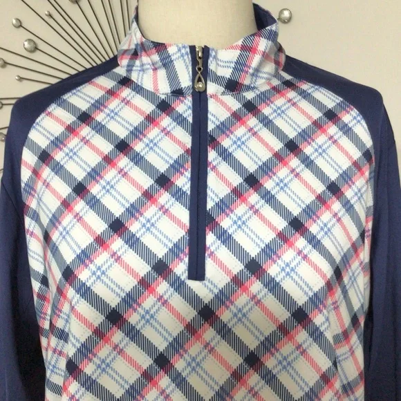 SanSoleil Long Sleeve UV Golf Top - Picture 2 of 13